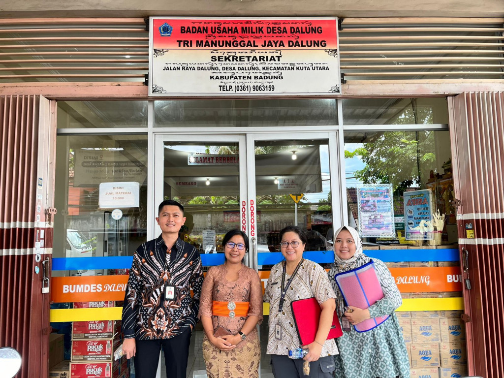 Kunjungan Kerja dari Kementerian Desa ke BUM Desa Tri Manunggal Jaya Dalung